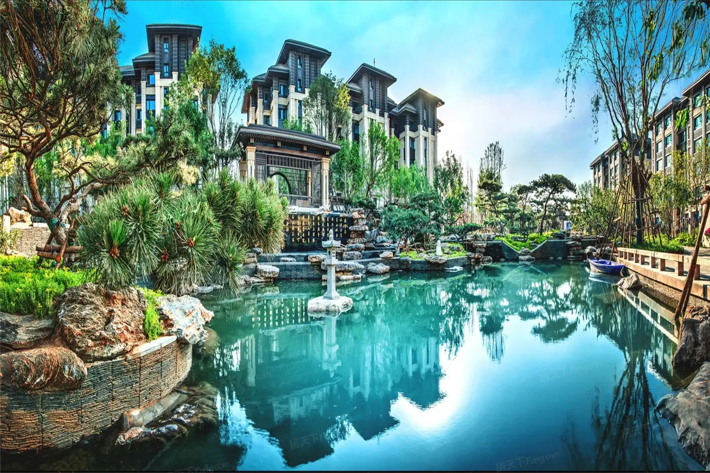包头恒大麓山庄园园林图