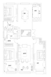 泰禾·济南院子3室2厅1厨2卫建面182.00㎡