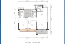 佛山广银·海云台3室2厅1厨2卫建面91.00㎡