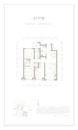 融创太原府3室2厅1厨2卫建面128.00㎡