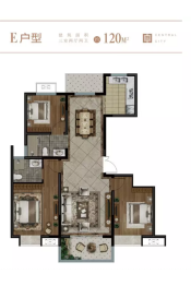 金马中央城3室2厅1厨2卫建面120.00㎡