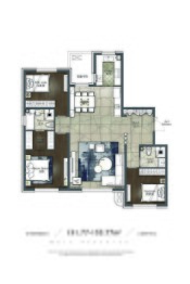 和悦府3室2厅1厨2卫建面151.77㎡