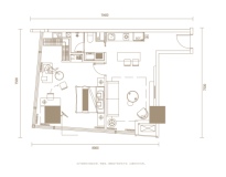 绿地铂瑞公馆8#建面90平户型