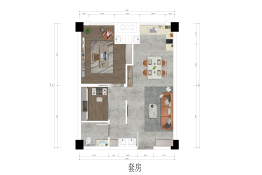 和泓芯寓建面64.30㎡