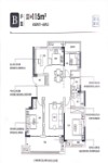 万创东方樾115平米户型图