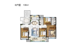 莱西天泰城4室2厅1厨2卫建面130.00㎡