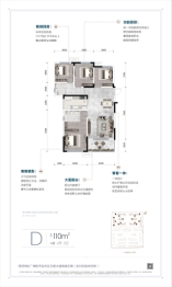 宏辰·江山云出4室2厅1厨2卫建面110.00㎡