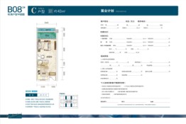 城投·十里外滩1室1厅1厨1卫建面43.00㎡