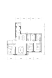 招商·天玺（贝肯山）4室2厅1厨3卫建面247.00㎡