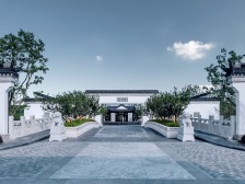 次新中式园林小区大平层四开间朝南