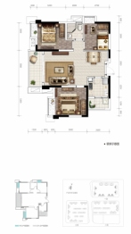 城投置地梧桐栖3室2厅1厨1卫建面92.00㎡