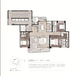 首开龙湖·天奕3室2厅1厨3卫建面189.00㎡