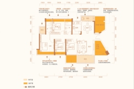 合兴·新城5室2厅1厨2卫建面138.00㎡