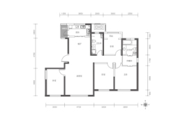 泰丰七号4室2厅1厨2卫建面165.00㎡