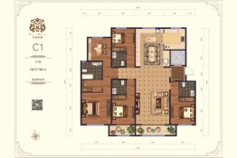 上善玫瑰庄园5室3厅2厨4卫建面230.00㎡