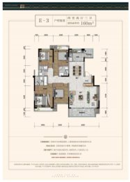 普洱金科碧桂园珑樾府4室2厅1厨3卫建面160.00㎡