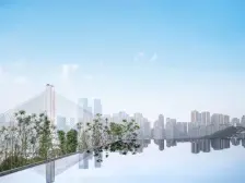 电梯独立入户靠江边出行双轻轨小区环境好