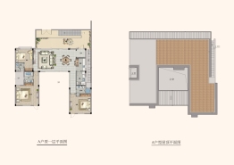 sky&line斯卡兰4室2厅1厨3卫建面160.00㎡