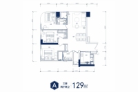 2栋建面129-140平A户型