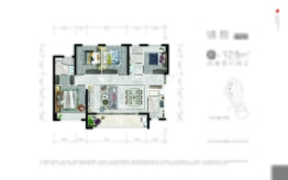 梵锦108·新北108(跃层小户)4室2厅2卫建面125.00㎡