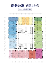 大汉·西城壹号1室1厅1厨1卫建面46.31㎡