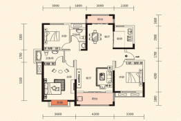 随州印象3室2厅2卫建面125.76㎡