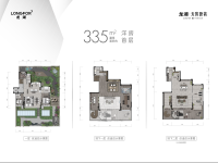 一楼洋房户型图335平