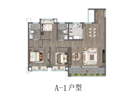 愉樾天成3室2厅1厨2卫建面126.00㎡