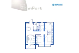 青铁公园里3室2厅1厨1卫建面95.00㎡