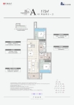 建面约72平米A户型