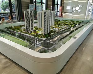 装修3房全新小区,中间楼层视野好临地铁中轴公园