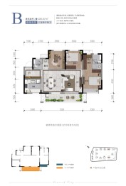 天府孔雀城3室2厅1厨2卫建面108.67㎡