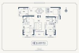 建业城·江山府3室2厅1厨2卫建面122.00㎡