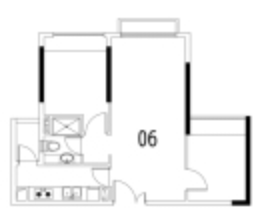 第壹时区2室2厅1厨1卫建面76.46㎡