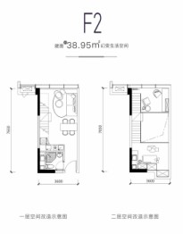 华侨城·锦悦中心建面38.95㎡