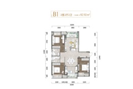 两江曲院风荷3室2厅1厨2卫建面0.00㎡