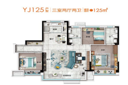 碧桂园·凤凰源著3室2厅1厨2卫建面125.00㎡