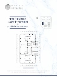 中粮·三亚大悦中心建面158.00㎡