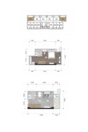 江山·领誉1室2厅1厨2卫建面37.00㎡