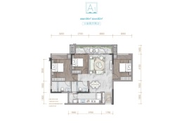 美的云来3室2厅1厨2卫建面96.00㎡