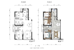 保利天汇·公园壹号3室2厅1厨1卫建面95.00㎡