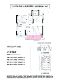 亳州·金科府3室2厅1厨2卫建面110.00㎡