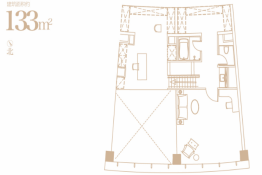 万科大都会星海3室2厅1厨2卫建面133.00㎡