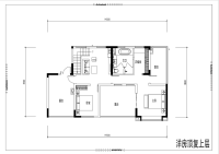 洋房顶复220平户型