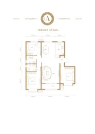 南城时光3室2厅1厨2卫建面143.00㎡