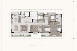 南宁建发五象印月5室2厅1厨4卫建面286.00㎡