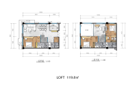 南楼119.8㎡LOFT户型