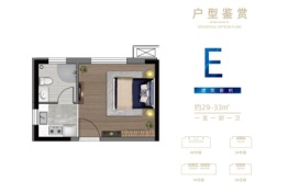 聊城·云创中心1室1厨1卫建面29.00㎡