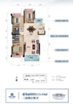 建面约115.05平米户型