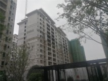 四川煤田天府龙城项目在建工地